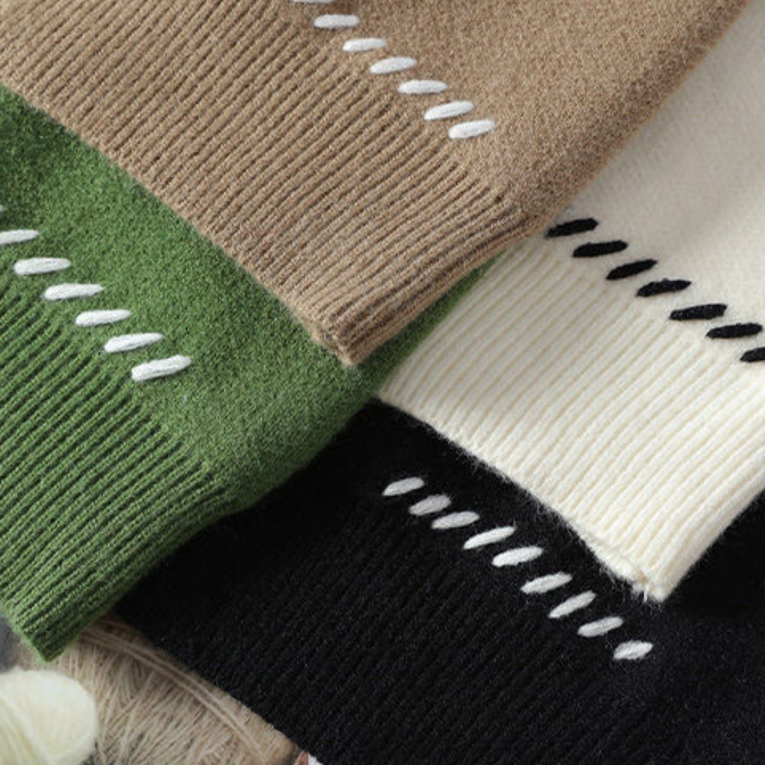 Clara Vienne | Men's Knitted Cardigan Sweater - Button-Up, Soft Wool Blend, Casual Winter Wear