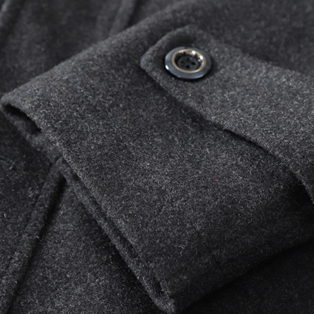 Clara Vienne | Men's Wool Blend Peacoat