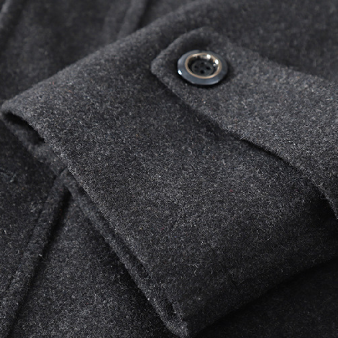 Clara Vienne | Men's Wool Blend Peacoat