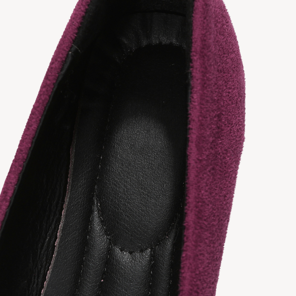 Clara Vienne | Women's Suede Bow Flats