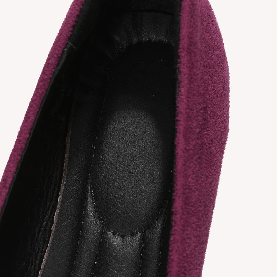 Clara Vienne | Women's Suede Bow Flats