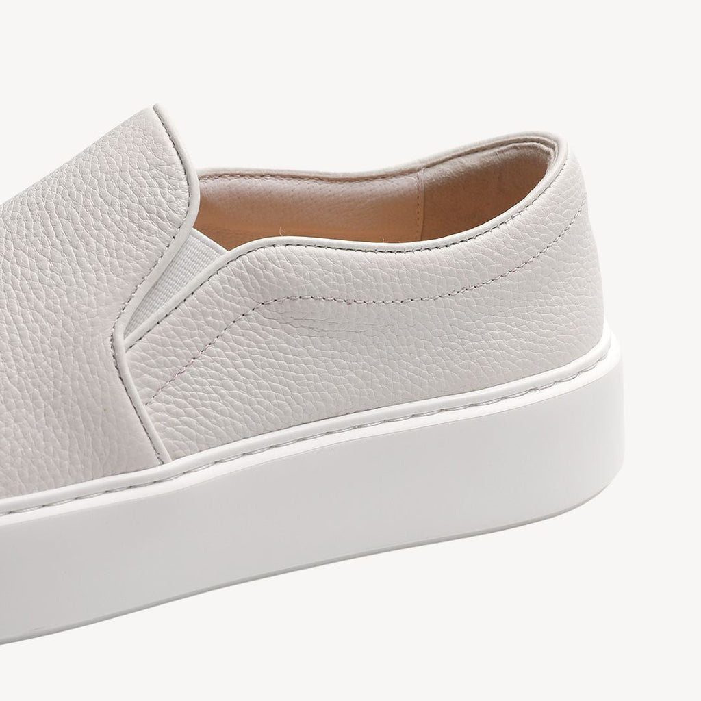 Clara Vienne | Men's Leather Slip-On Sneakers