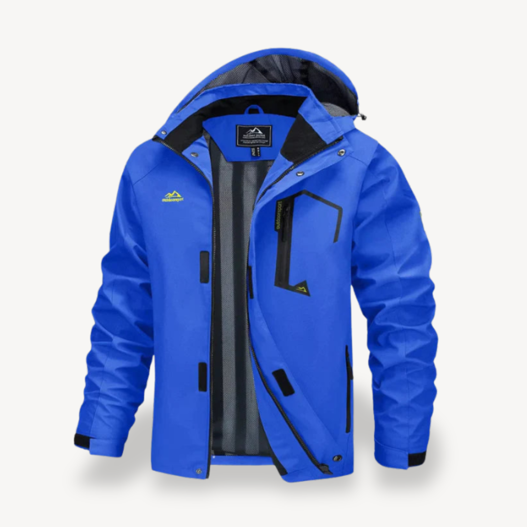 Men's Camo Waterproof Winter Jacket with Hood | Clara Vienne