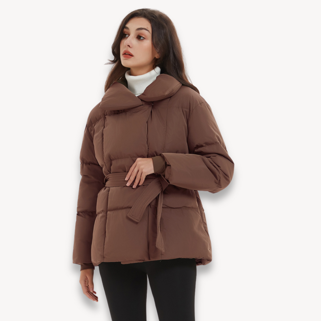Clara Vienne | Belted Quilted Puffer Jacket for Women
