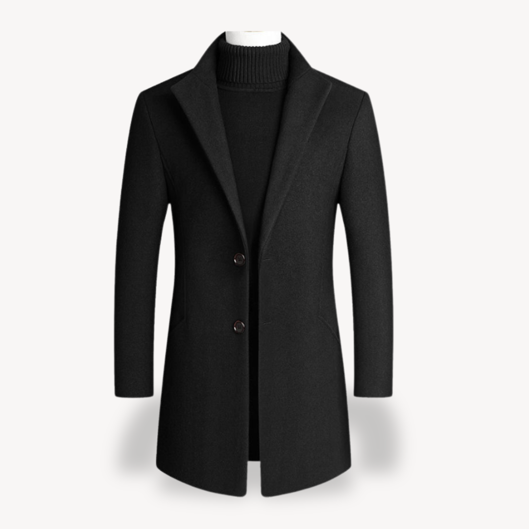 Clara Vienne |  Men's Wool Blend Overcoat