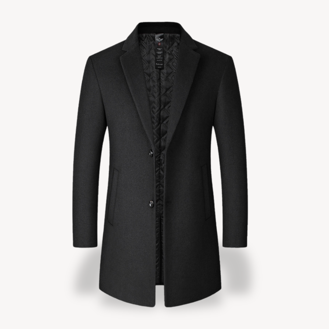 Clara Vienne | Men's Coat - Wool Blend Winter Coat