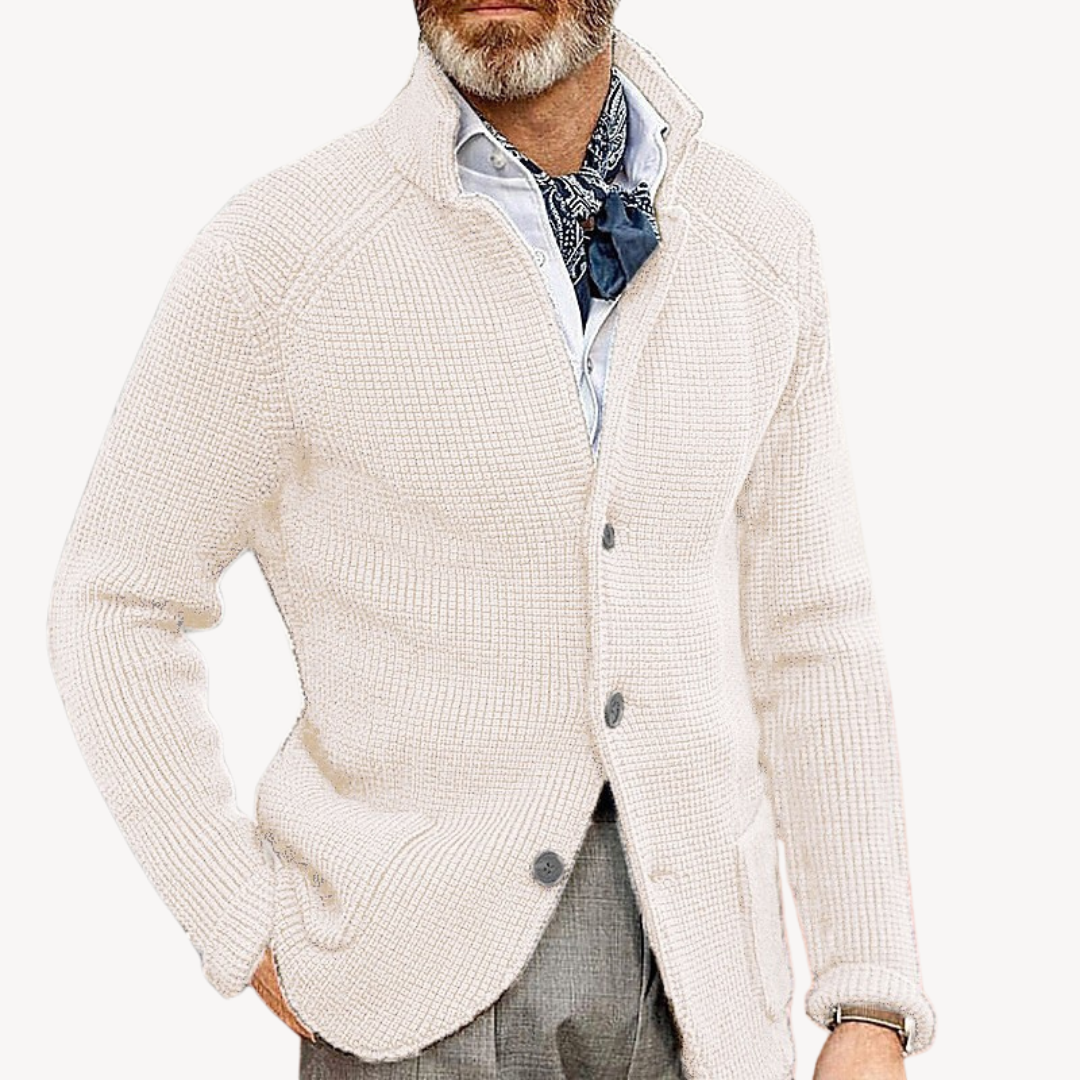 Clara Vienne | Men’s Knitted Wool Cardigan