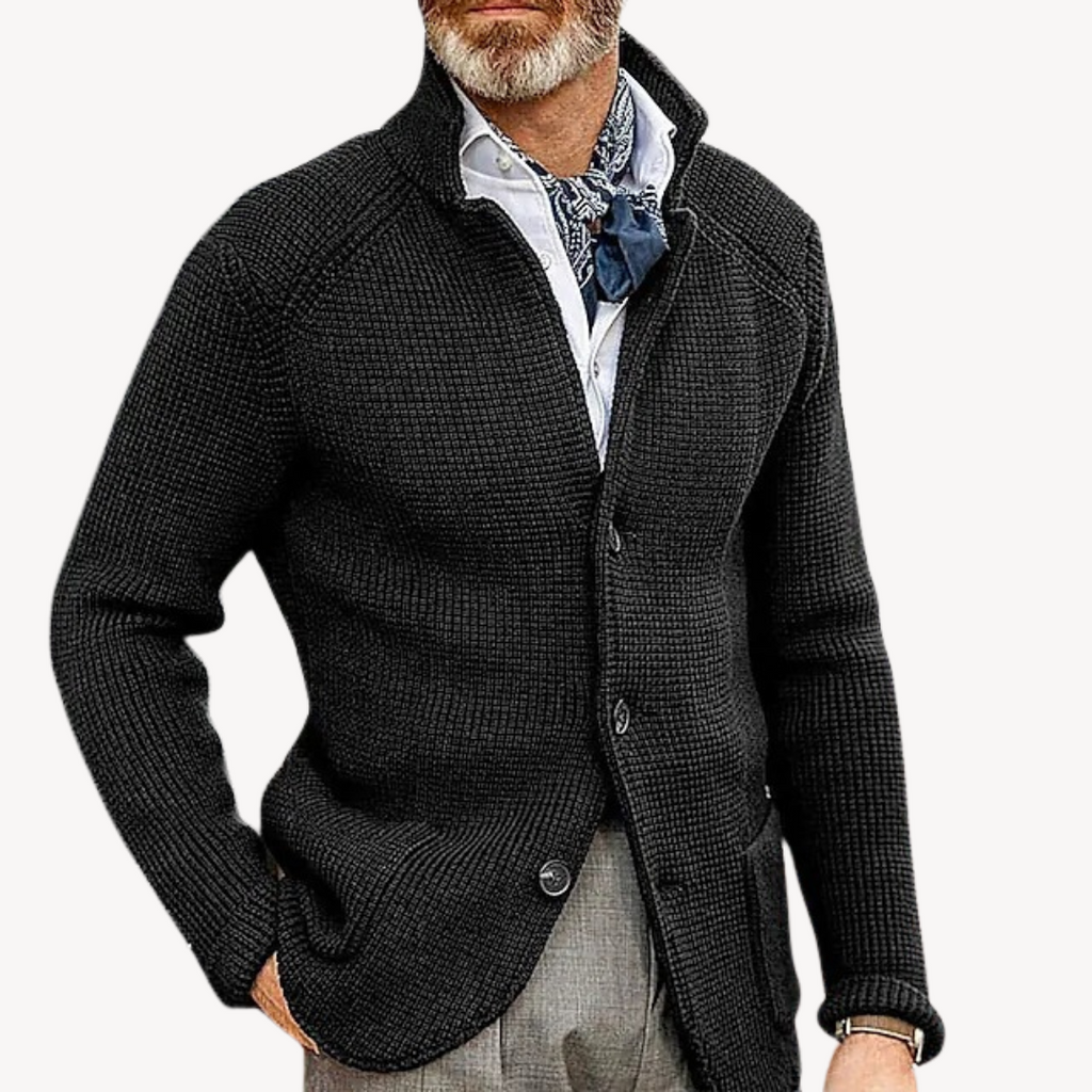 Clara Vienne | Men’s Knitted Wool Cardigan