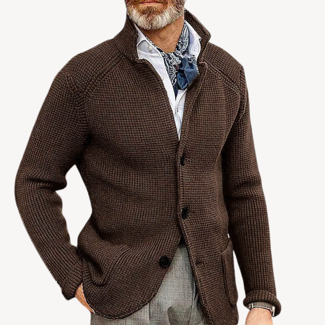 Clara Vienne | Men’s Knitted Wool Cardigan