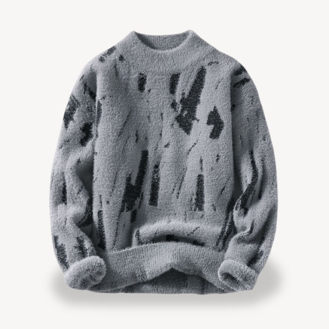 Clara Vienne | Men's Fuzzy Knit Sweater