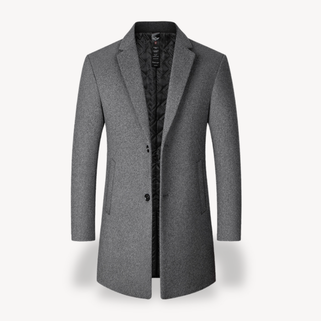 Clara Vienne | Men's Coat - Wool Blend Winter Coat