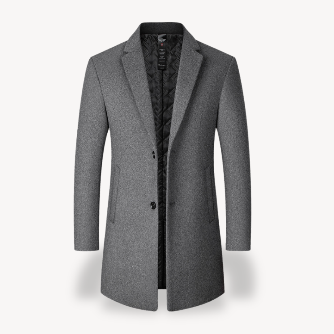 Clara Vienne | Men's Coat - Wool Blend Winter Coat