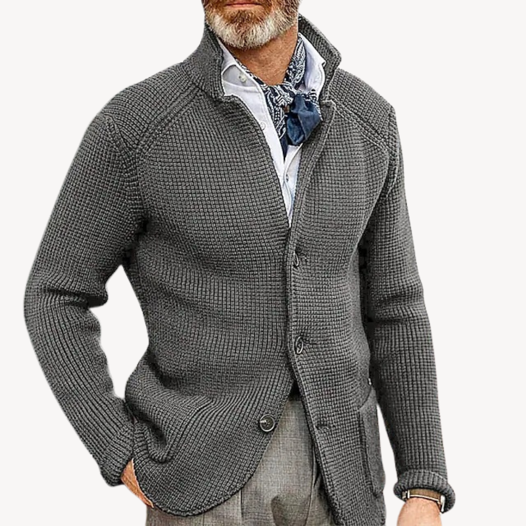 Clara Vienne | Men’s Knitted Wool Cardigan