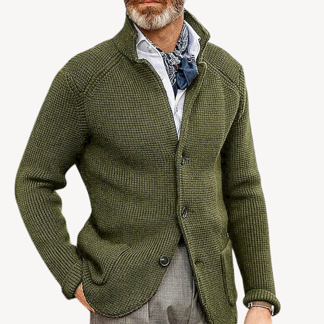 Clara Vienne | Men’s Knitted Wool Cardigan
