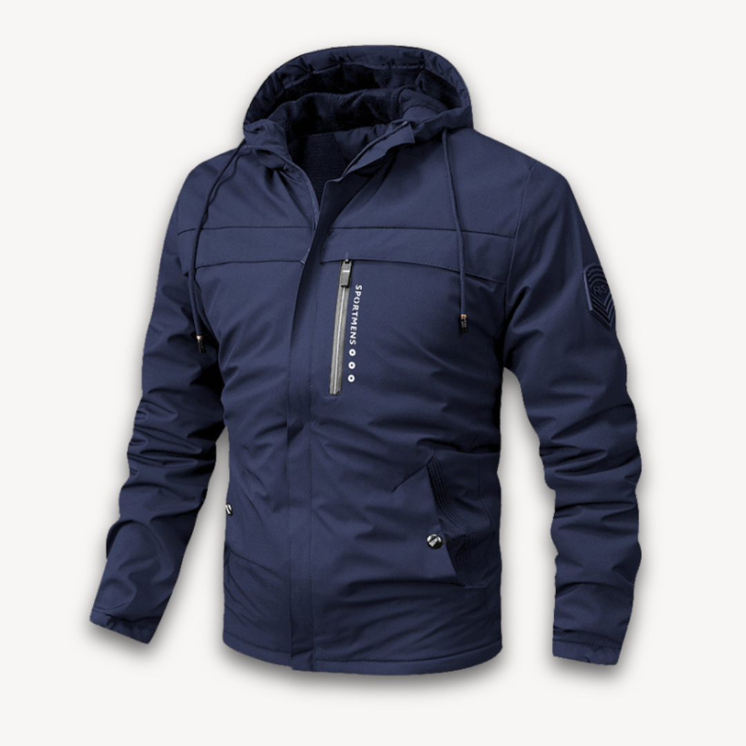 Clara Vienne | Men's Waterproof Hooded Jacket