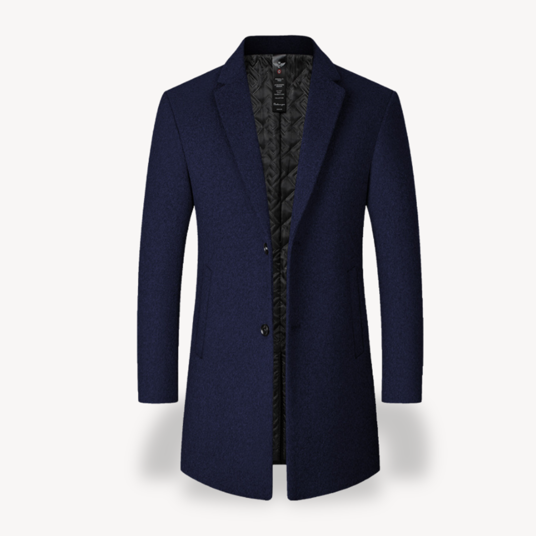 Clara Vienne | Men's Coat - Wool Blend Winter Coat