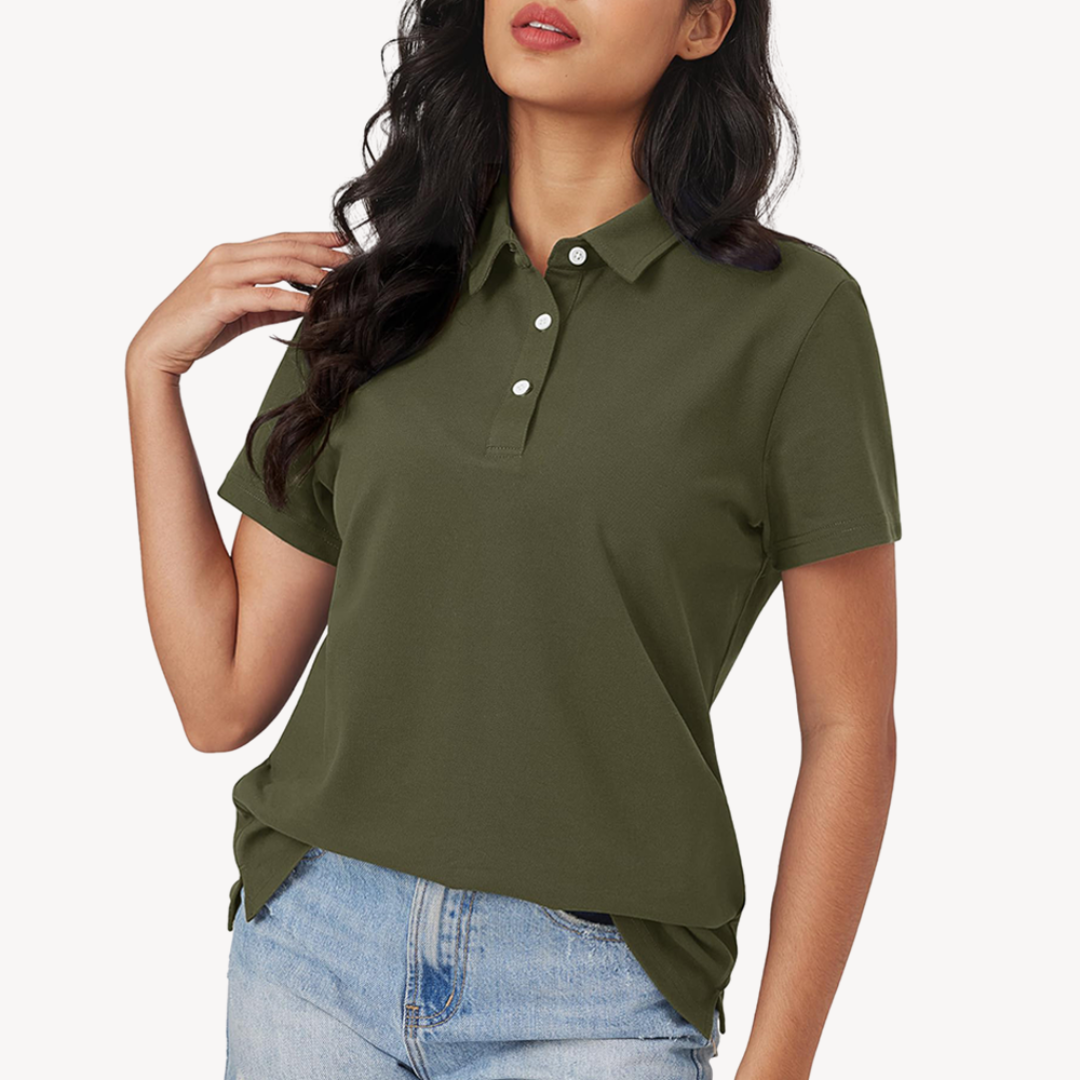 Clara Vienne | Women's Cotton Polo Shirt