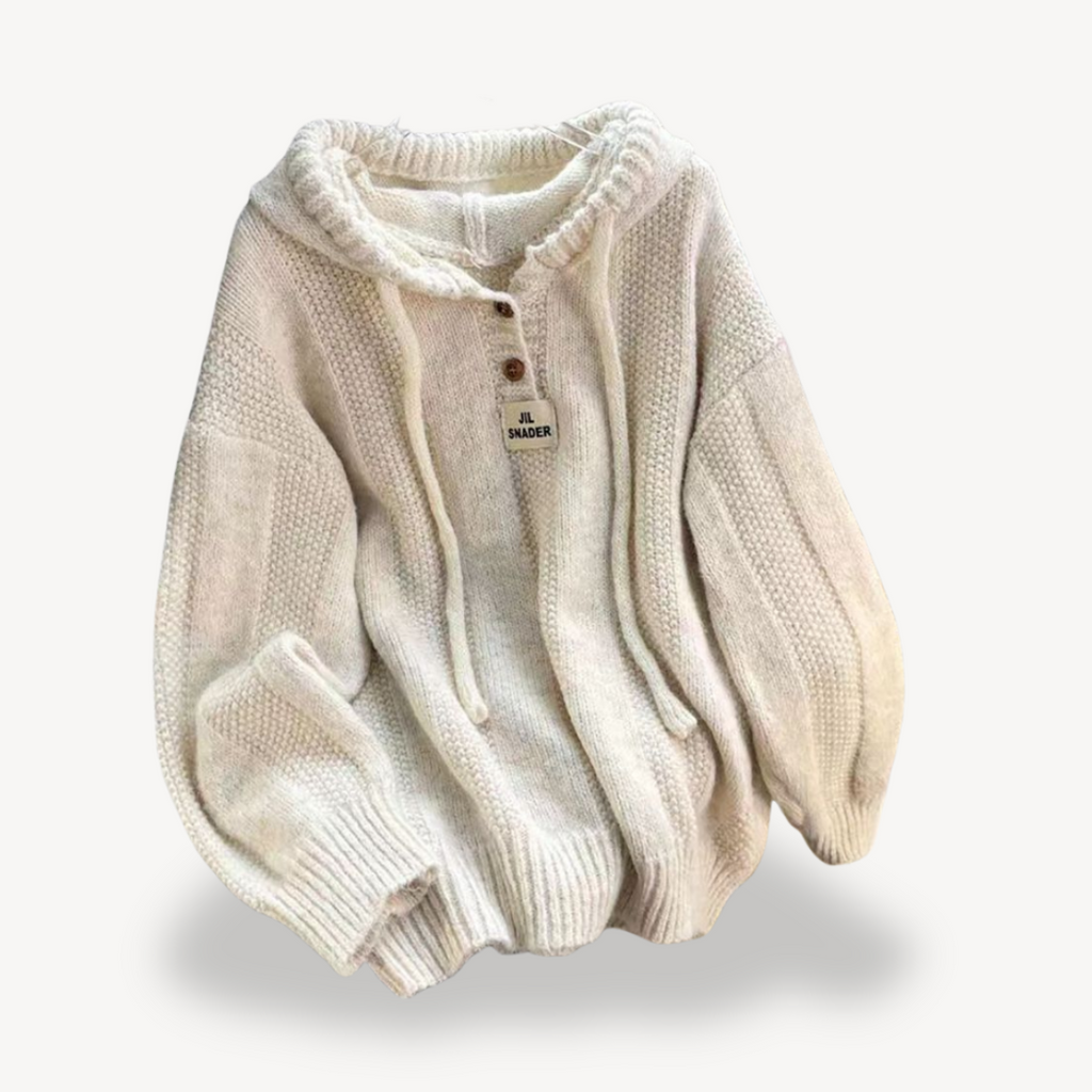 Knitted Hoodie Sweater for Women | Clara Vienne