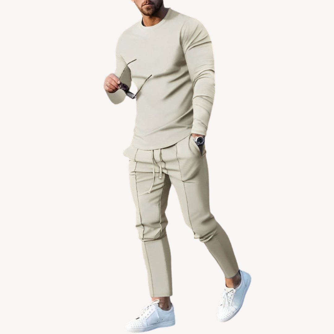 Men's Casual Long Sleeve Tracksuit | Clara Vienne