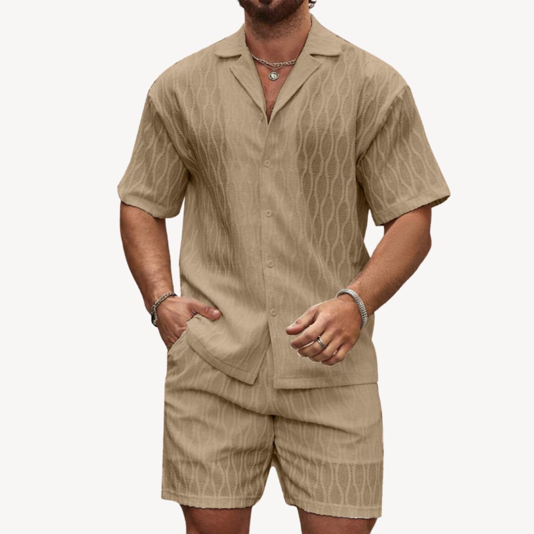 Clara Vienne | Men's Patterned Knit Summer Set