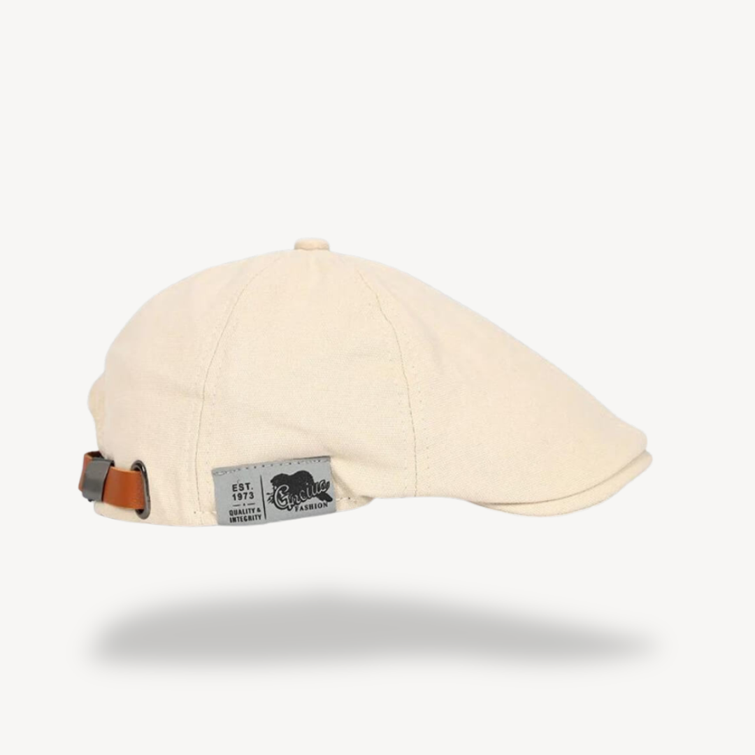 Men's Adjustable Flat Cap | Clara Vienne