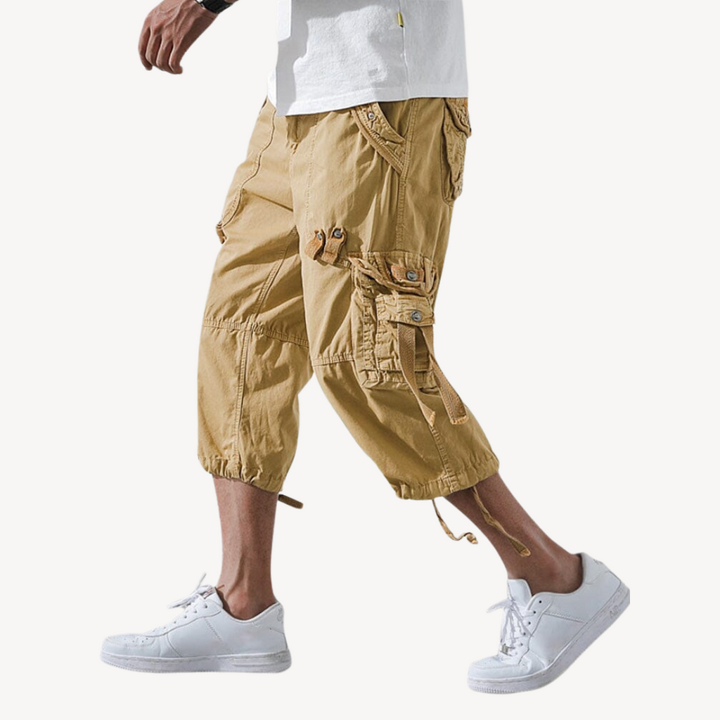 Men's Cargo Capri Shorts | Clara Vienne
