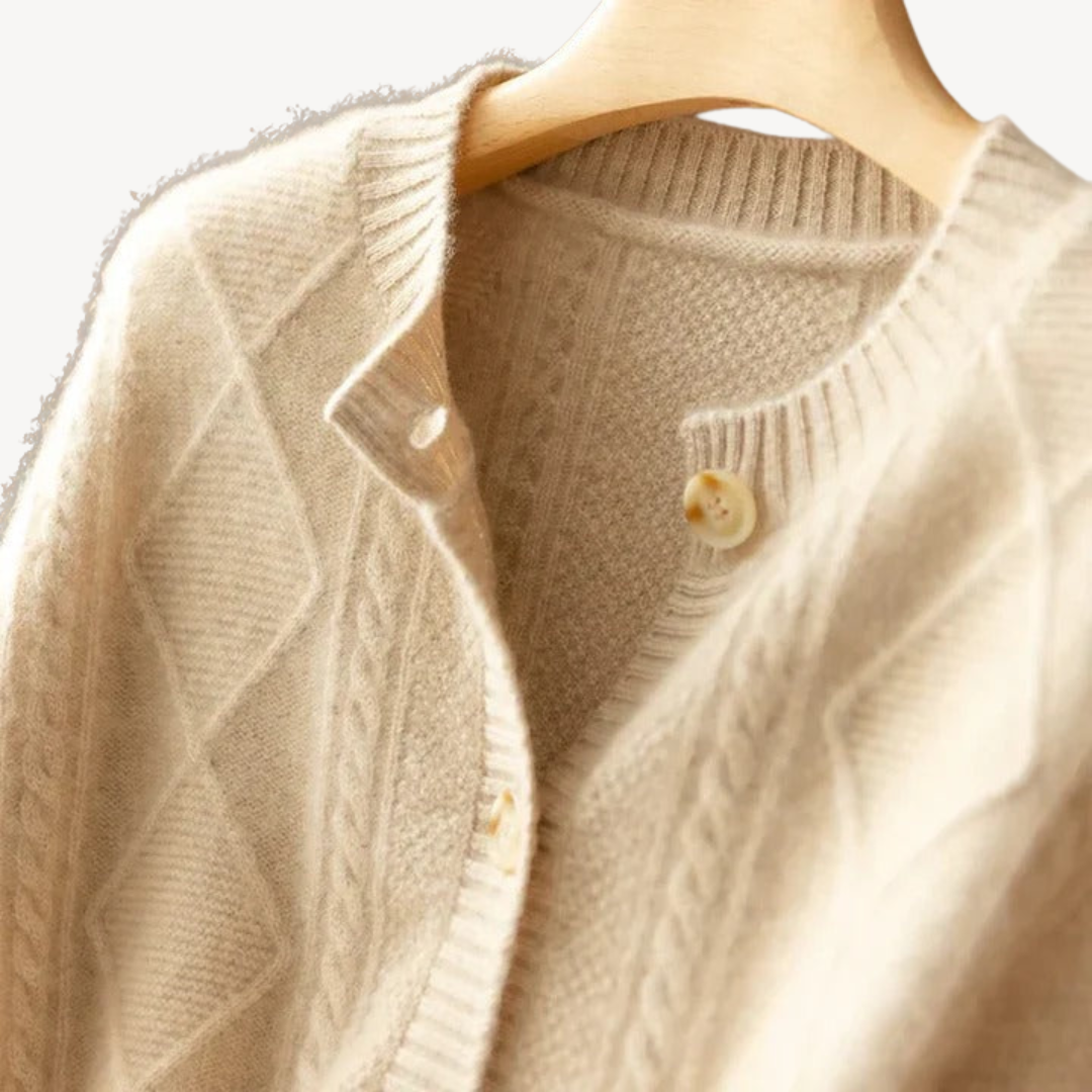 Button-Front Knit Cardigan for Women | Clara Vienne