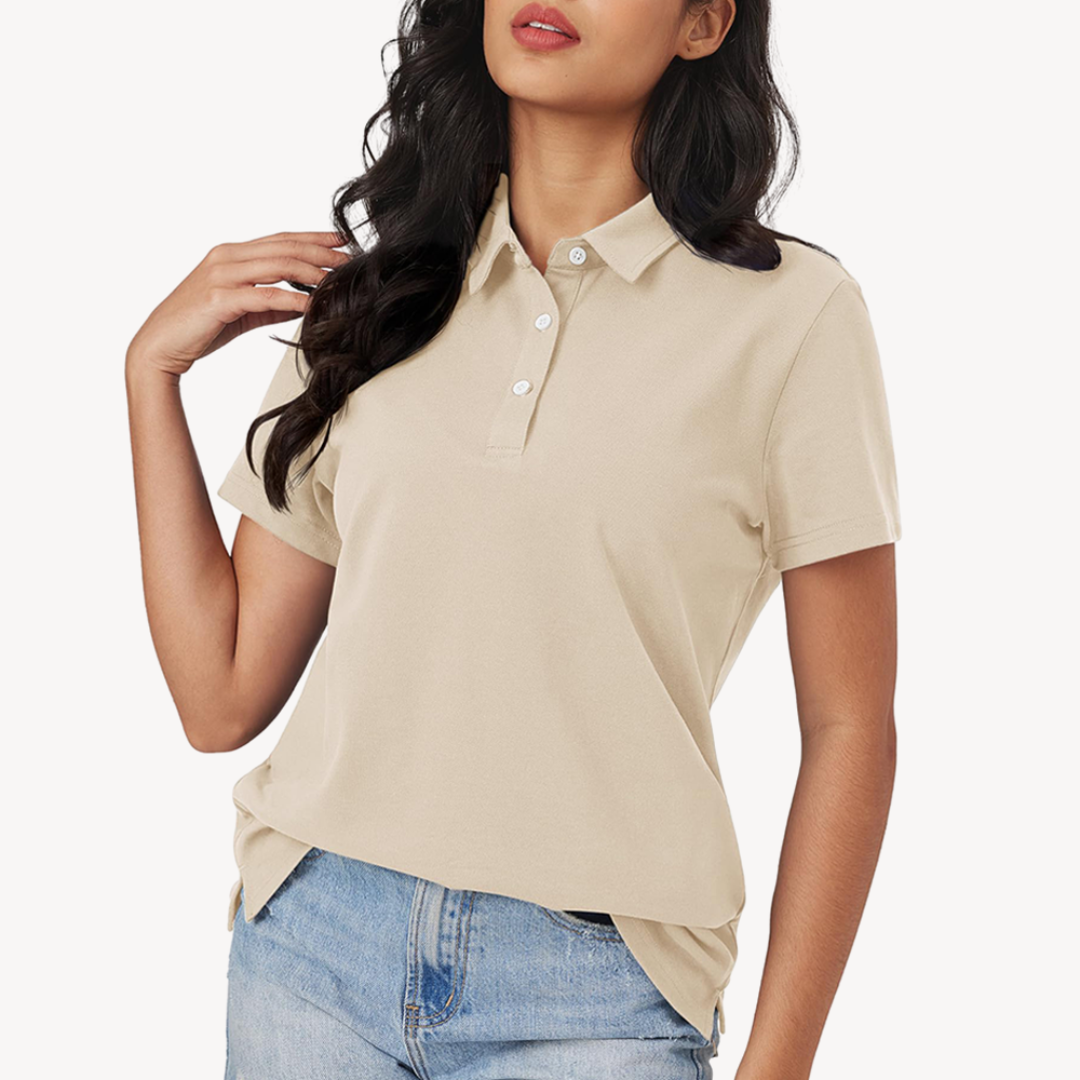 Clara Vienne | Women's Cotton Polo Shirt