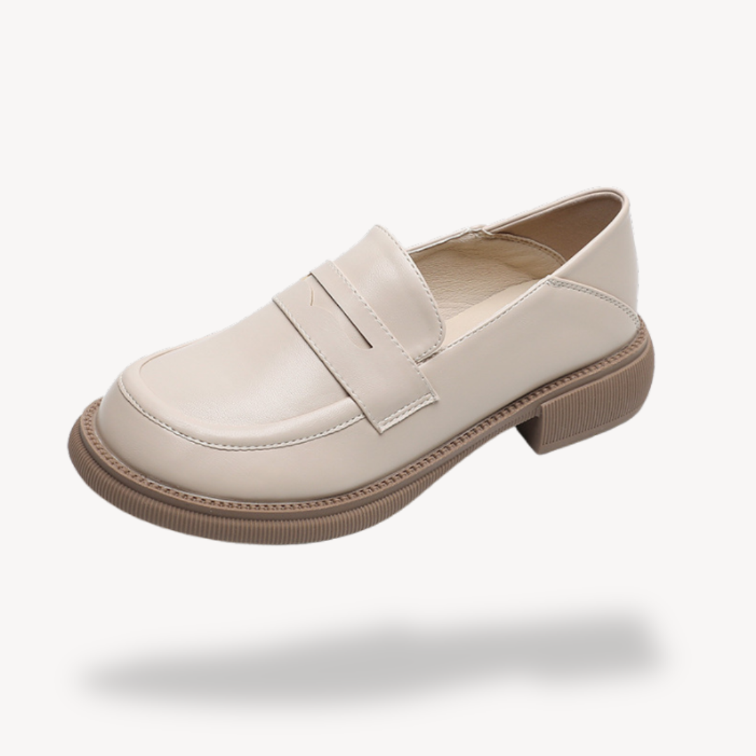 Clara Vienne | Women's Faux Leather Chunky Loafers