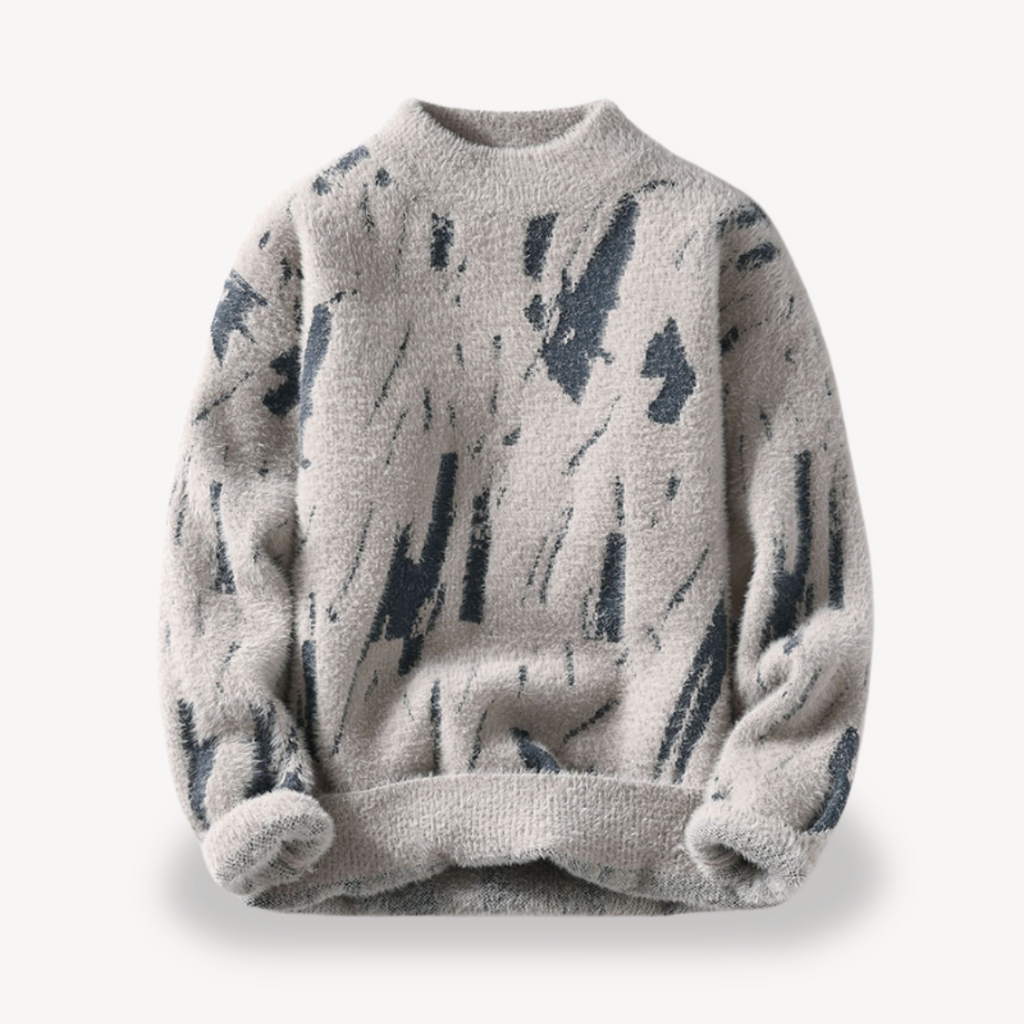 Clara Vienne | Men's Fuzzy Knit Sweater