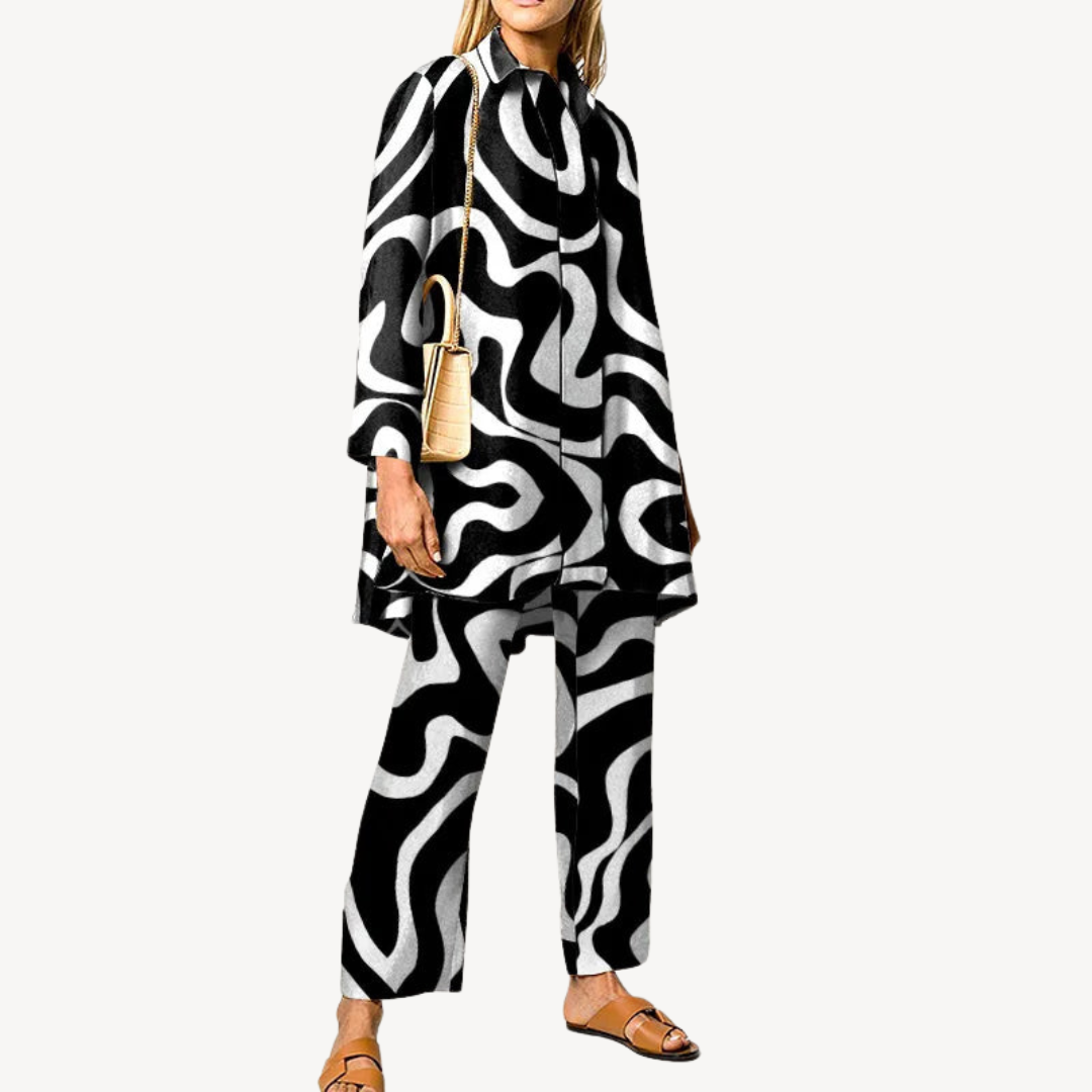 Abstract Print Co-ord Set | Clara Vienne