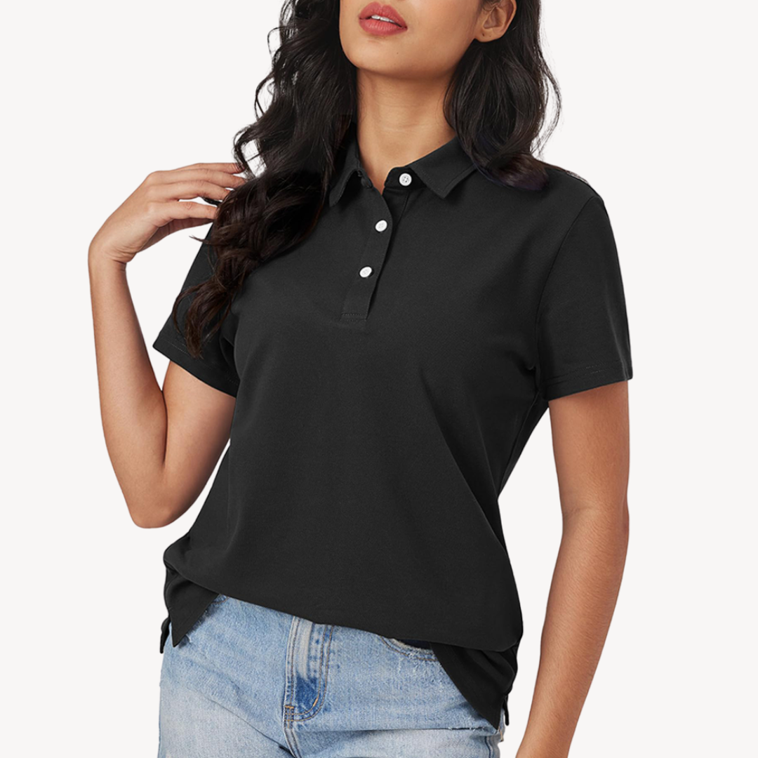 Clara Vienne | Women's Cotton Polo Shirt