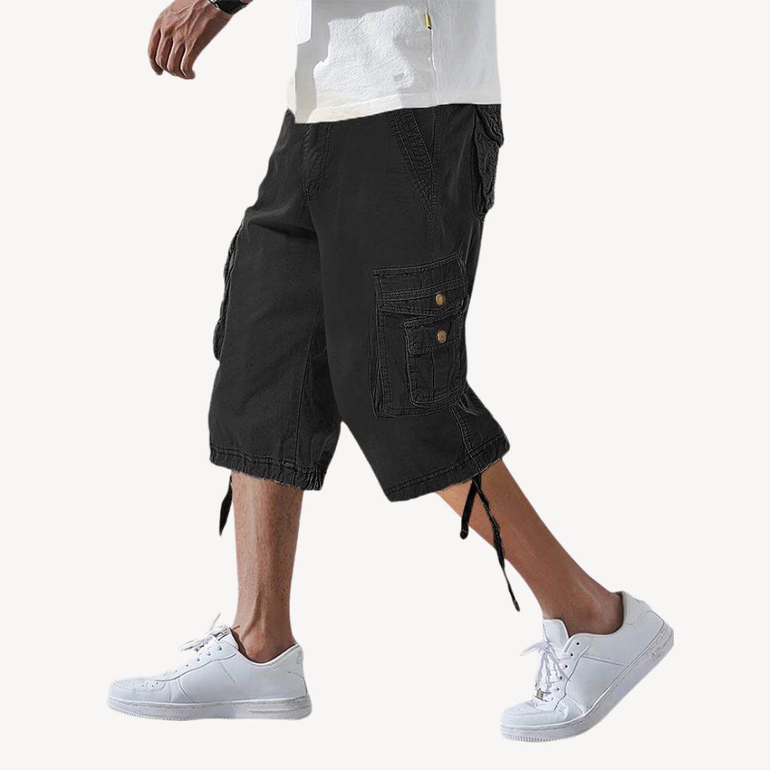 Men's Cargo Capri Shorts | Clara Vienne