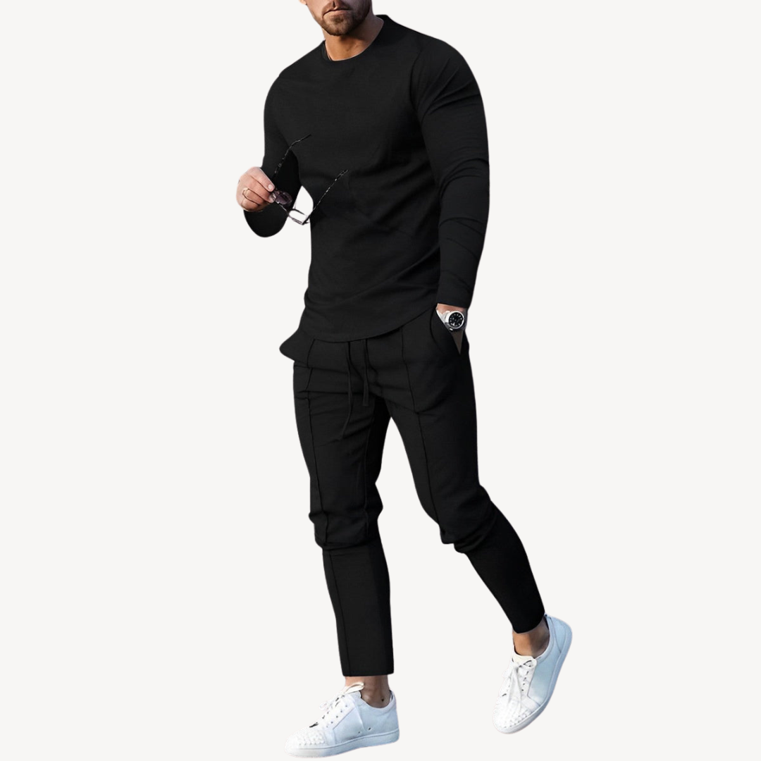 Men's Casual Long Sleeve Tracksuit | Clara Vienne