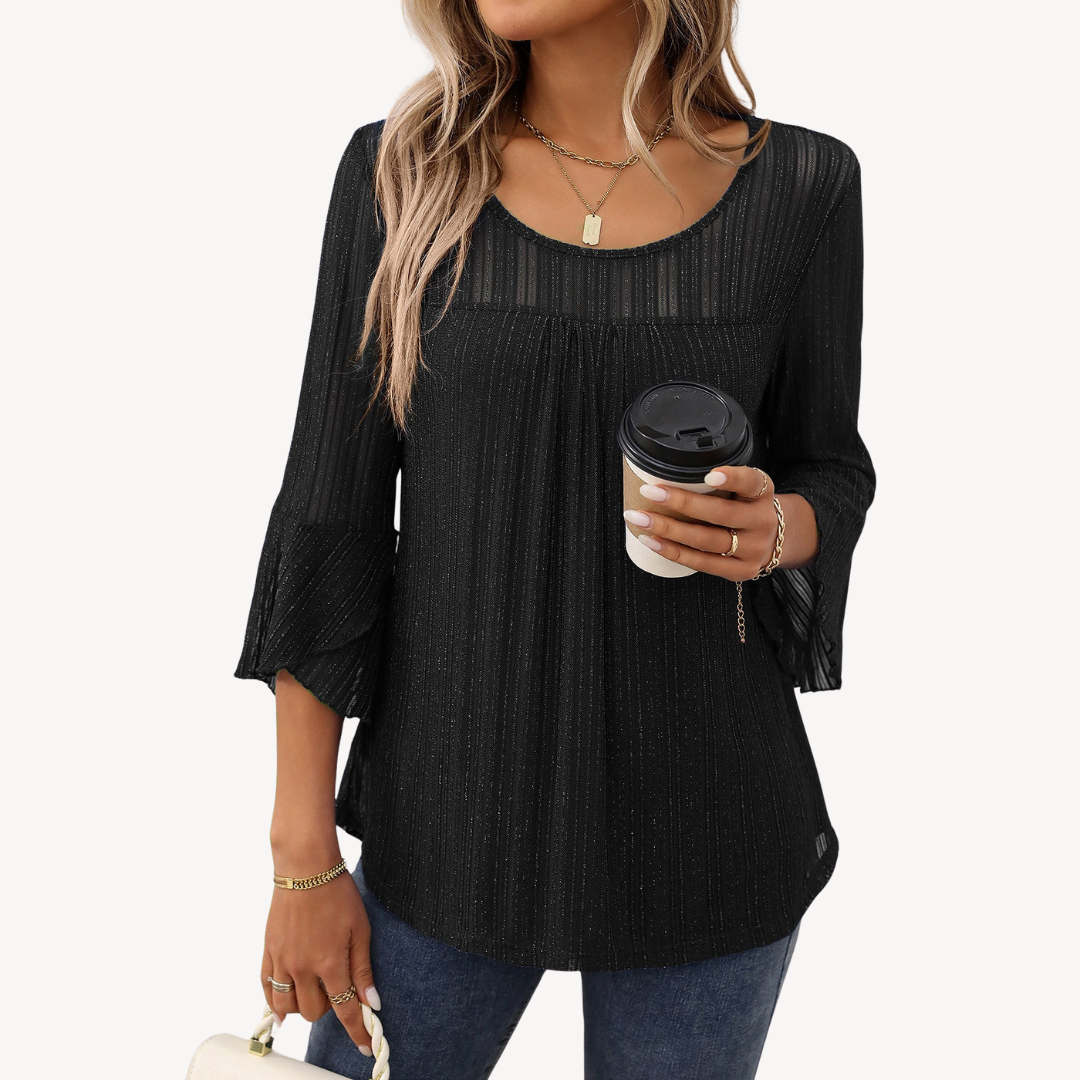 Bell Sleeve Tunic Top for Women | Clara Vienne