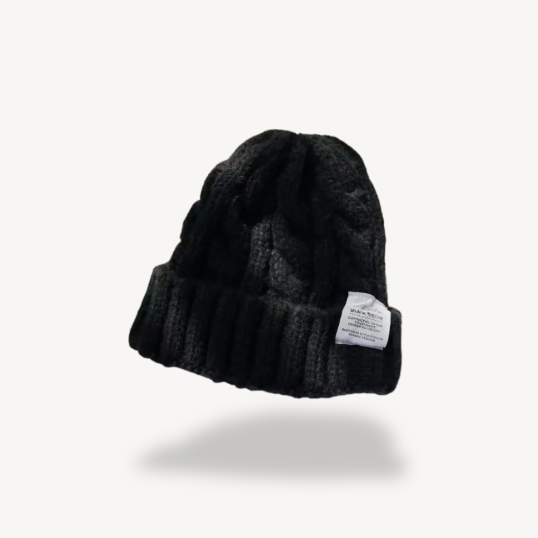 Cable Knit Beanie Hat for Women - Soft Wool Blend | Clara Vienne