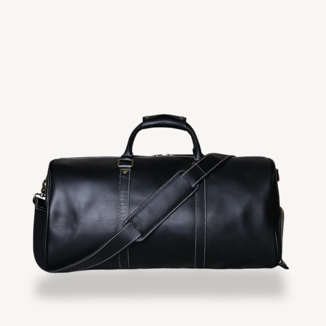 Leather Duffel Bag for Men | Clara Vienne