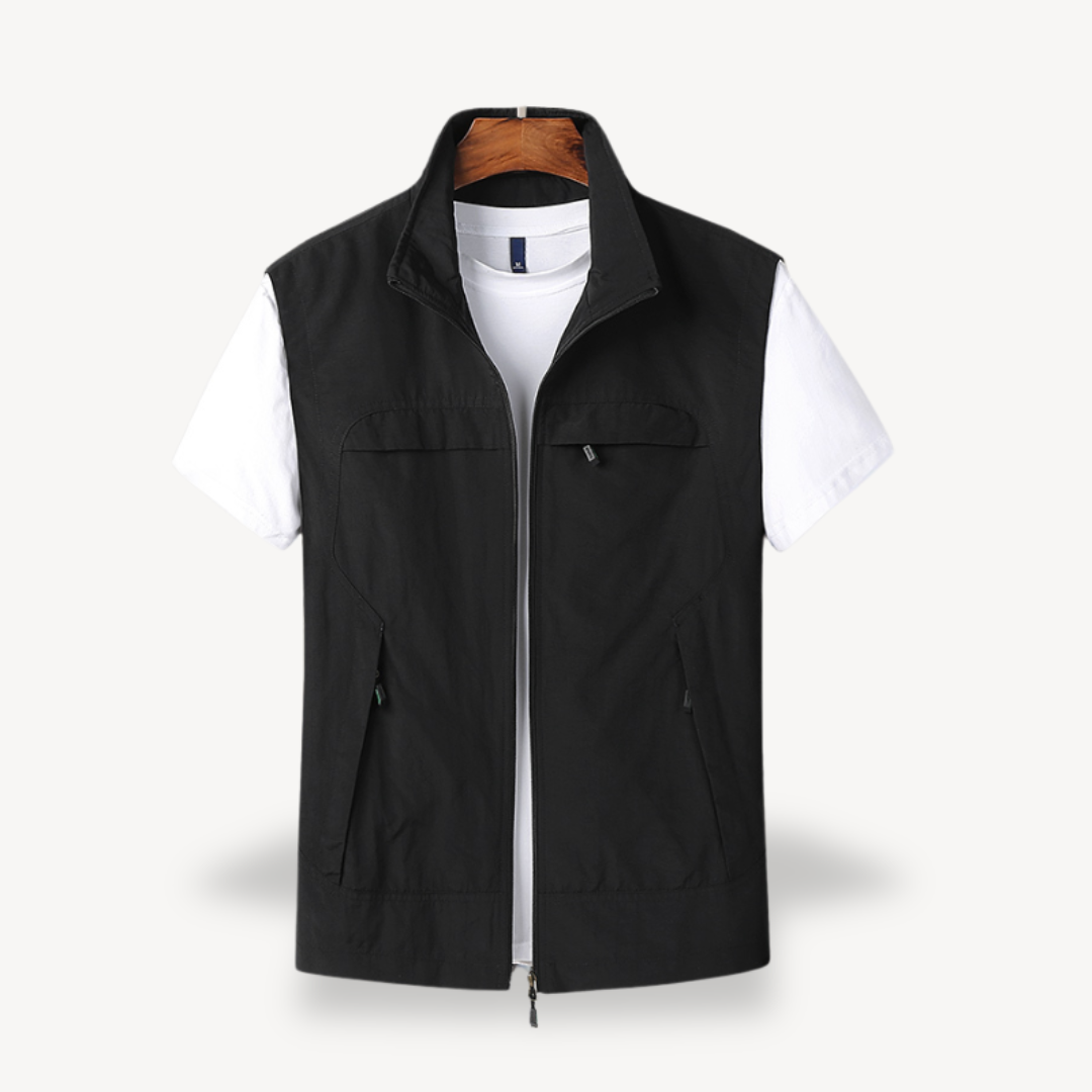 Lightweight Zip Vest for Men | Clara Vienne