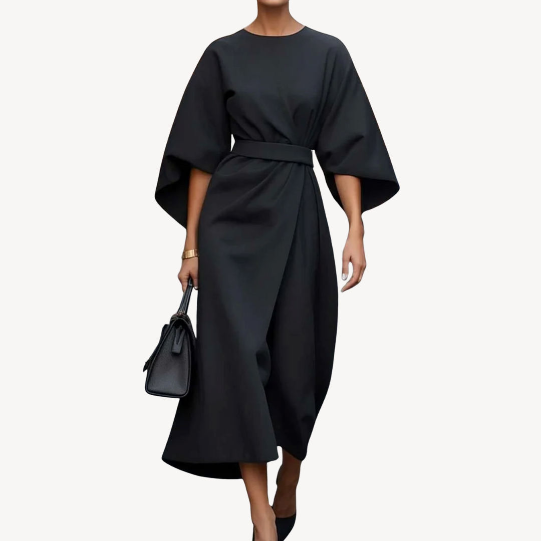 Clara Vienne | Women's Cotton Belted Midi Dress