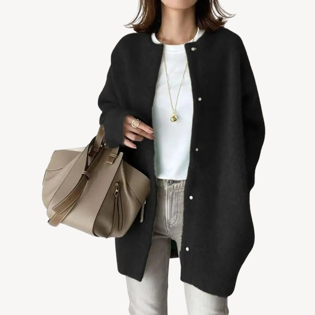 Button-Down Wool Cardigan for Women | Clara Vienne