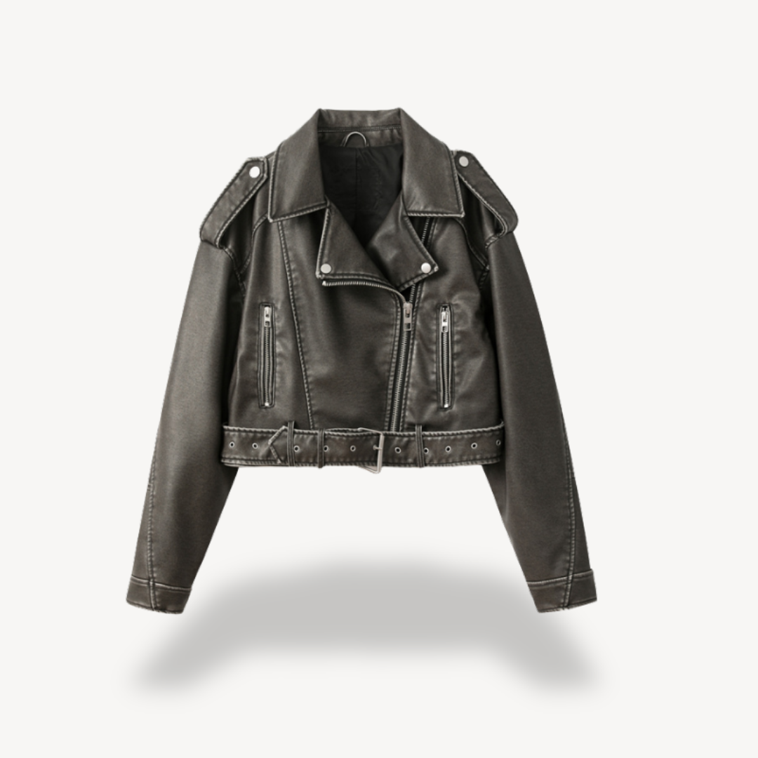 Leather Biker Jacket for Women | Clara Vienne