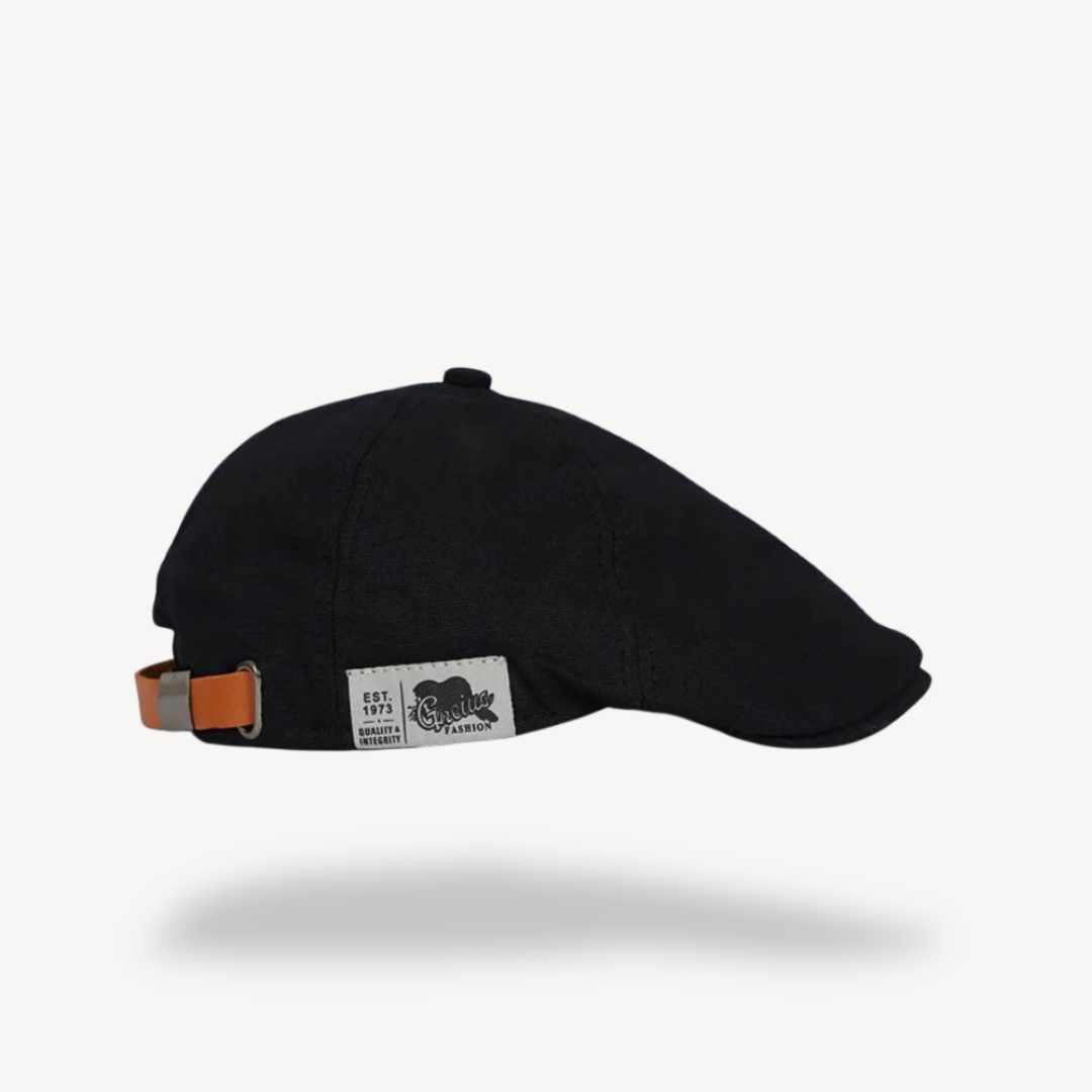 Men's Adjustable Flat Cap | Clara Vienne