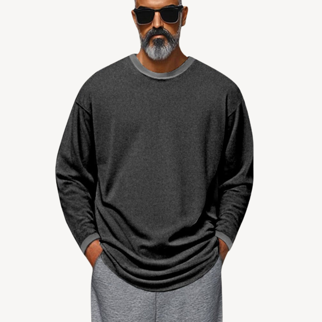 Men's Casual Long Sleeve Top | Clara Vienne