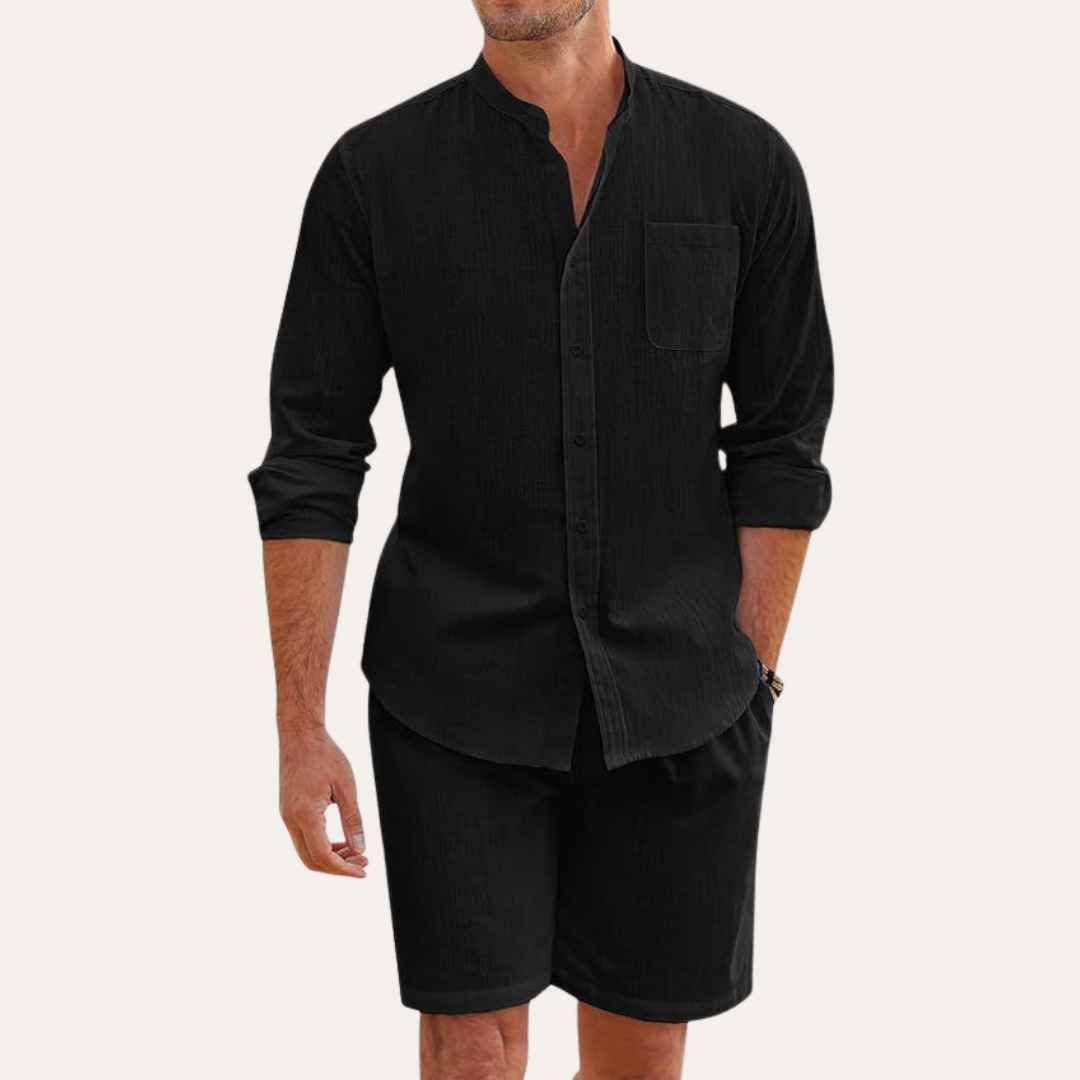 Clara Vienne | Men's Linen Set – 2-Piece Summer Outfit
