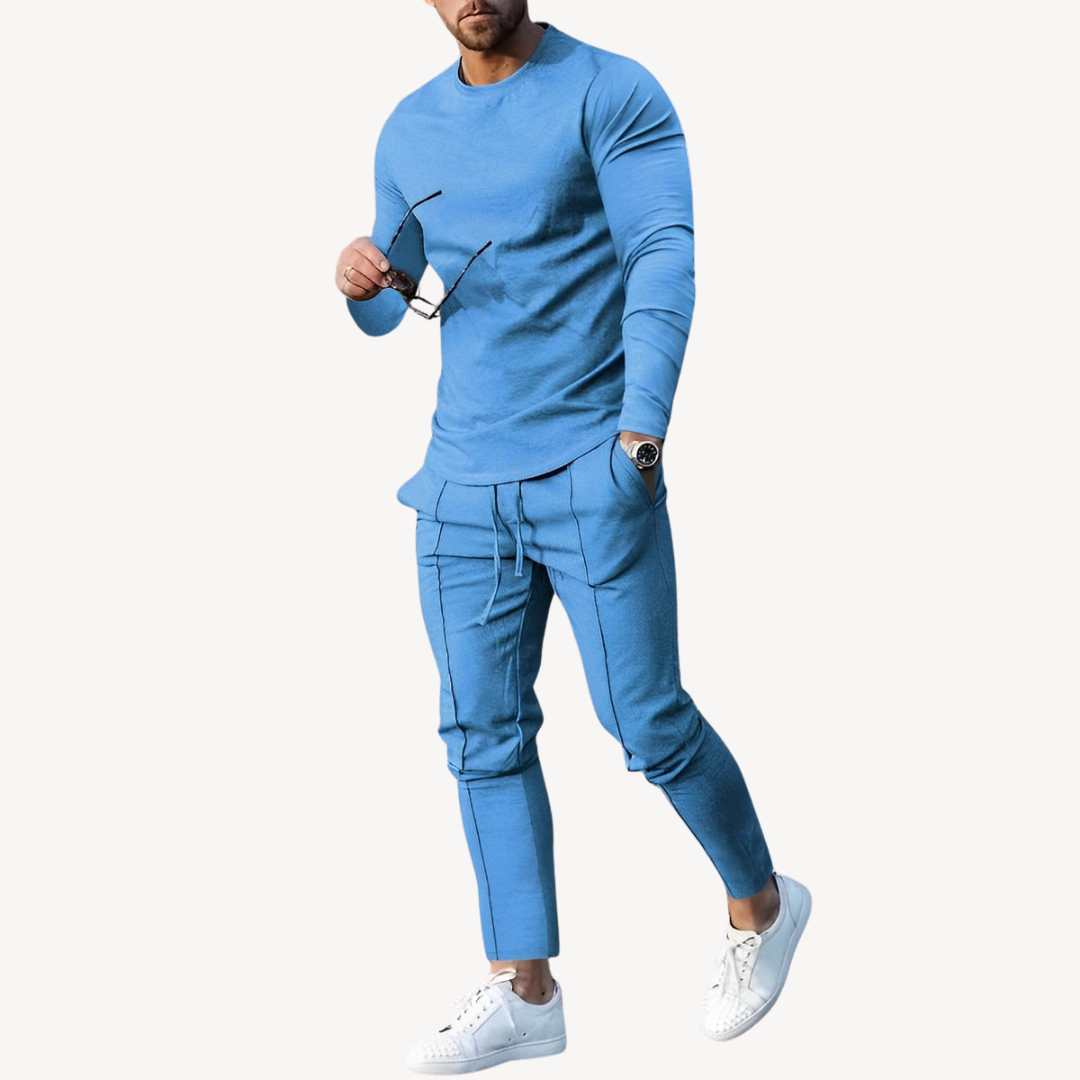 Men's Casual Long Sleeve Tracksuit | Clara Vienne