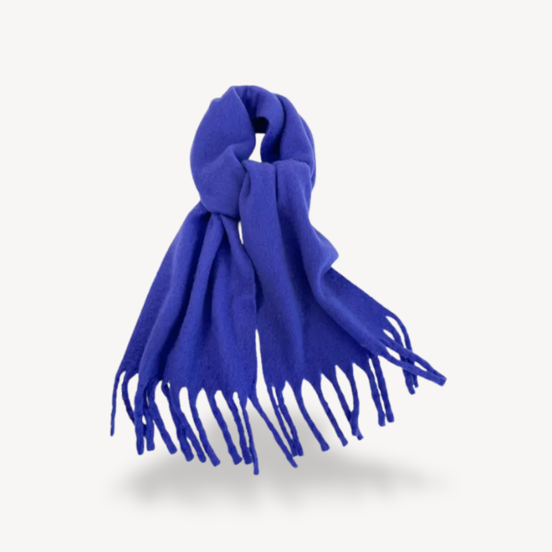Fringed Wool Scarf | Clara Vienne