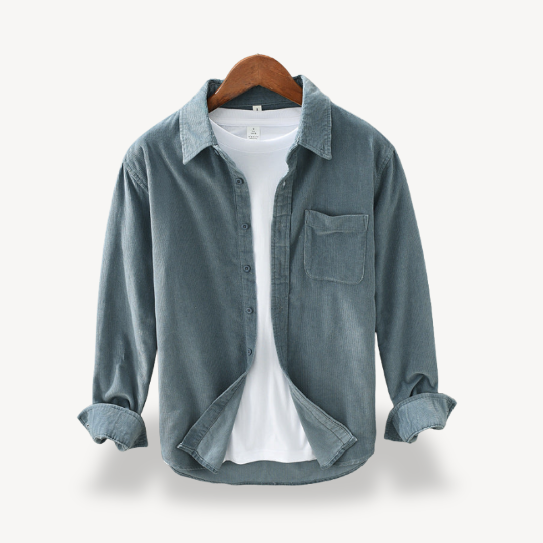 Men's Corduroy Long Sleeve Shirt | Clara Vienne