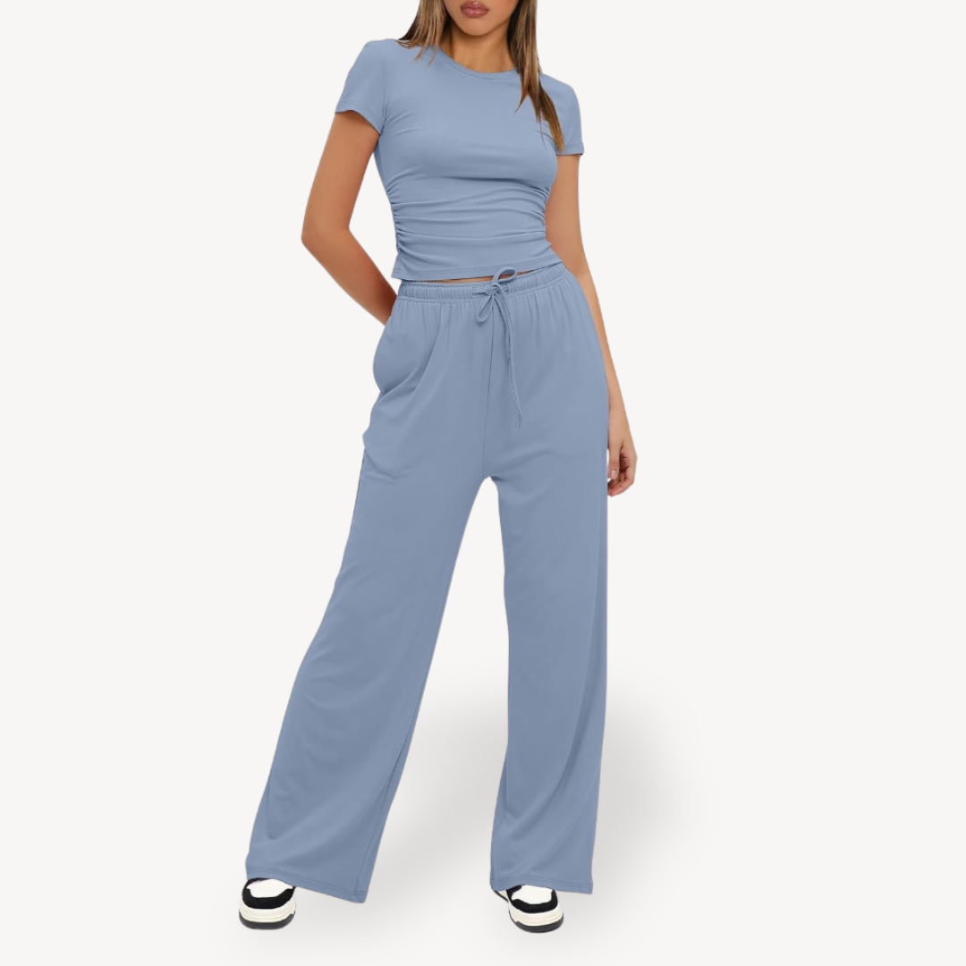 Drawstring Lounge Set for Women | Clara Vienne