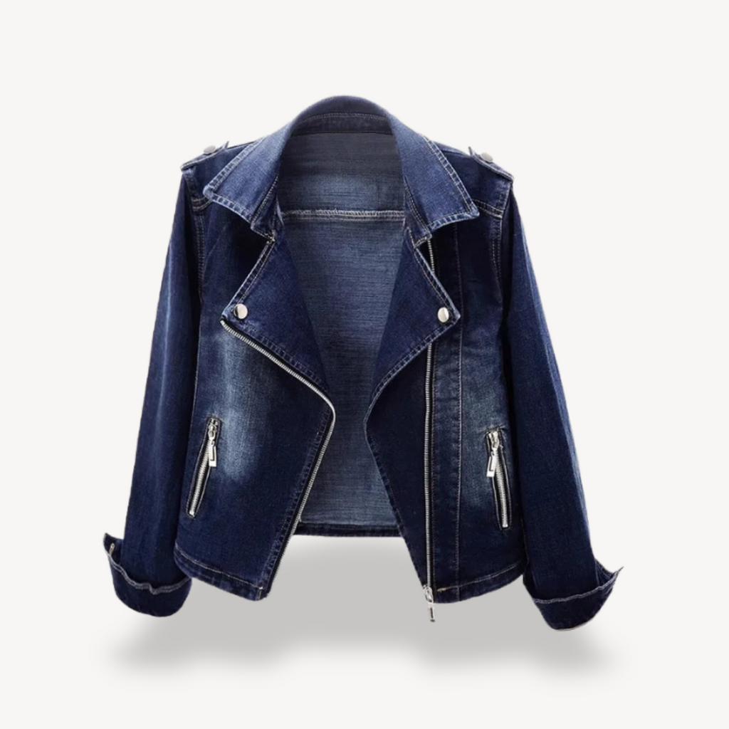 Denim Biker Jacket for Women | Clara Vienne