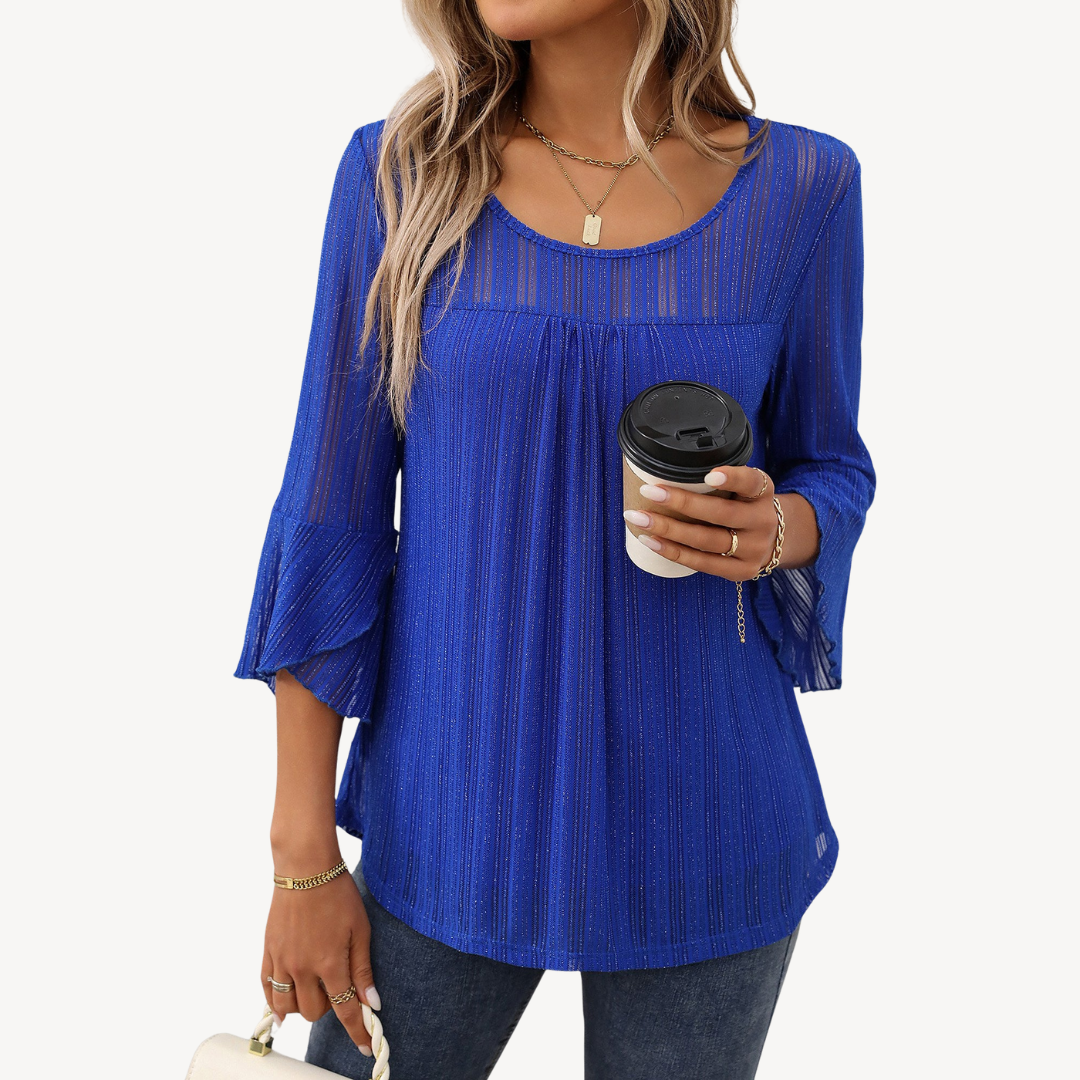 Bell Sleeve Tunic Top for Women | Clara Vienne